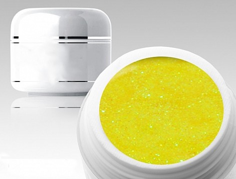 Barevný gel B150 - Neon Glitter Gelb