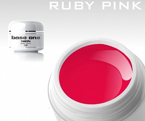 Barevný gel B186 - Neon Ruby Pink