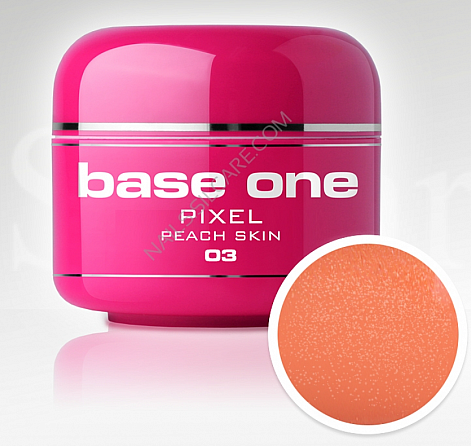 Barevný gel B211 - Pixel  neon peach skin