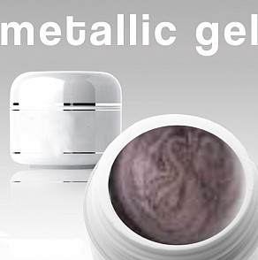 Barevný gel B170 - Metallic Silber Lila